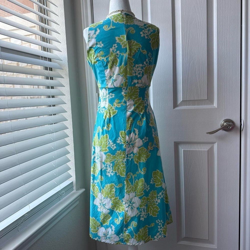 Surfer Girl Printed Floral Cotton Dress - Picture 5 of 6
